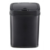 Умное мусорное ведро Xiaomi Ninestars Stainless Steel Sensor Trash Can (чёрное)