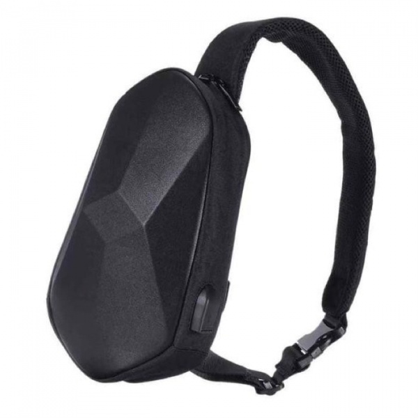 Рюкзак Xiaomi Tajezzo BEABORN Polyhedron Chest Bag PU (чёрный)