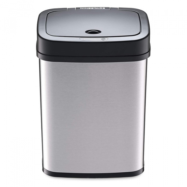 Умное мусорное ведро Xiaomi Ninestars Stainless steel Sensor Trash Can (серебро)