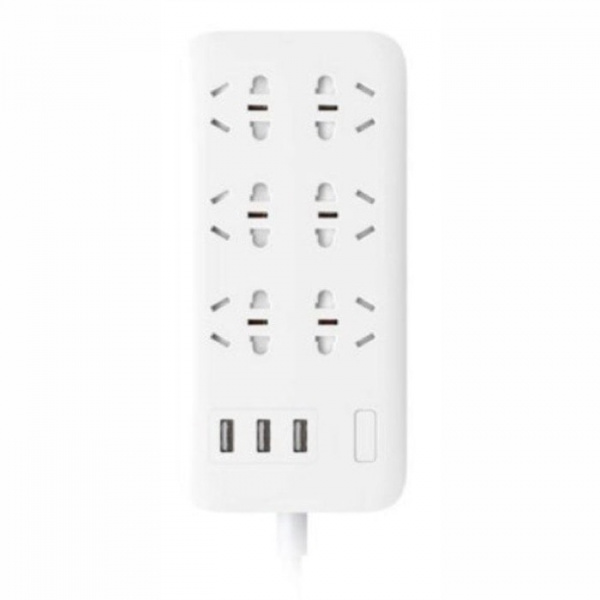 Удлинитель Xiaomi Mi Power Strip 6 розеток + 3 USB