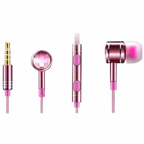 Наушники Xiaomi 1MORE EO301 Crystal Piston In-Ear Headphones (розовые)