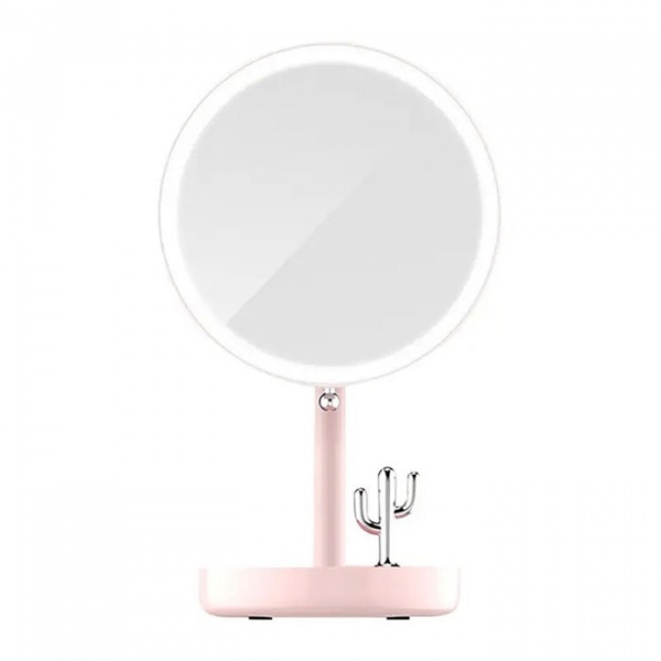 Умное зеркало Xiaomi Lofree LED Beauty Mirror (розовое)