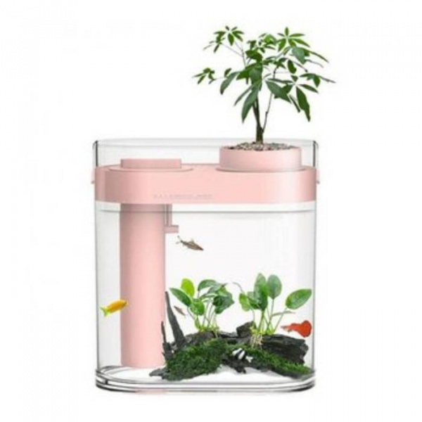 Аква-ферма Xiaomi Descriptive Geometry C180 Smart Fish Tank Pro (розовая)