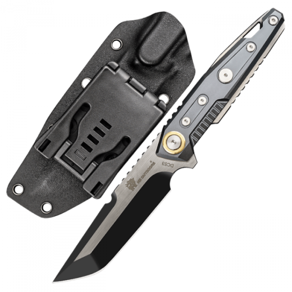 Нож Xiaomi HX OUTDOORS Heavy Armor DC53 Full Tang Camping Hunting Army Survival Tourist Knife (чёрный)