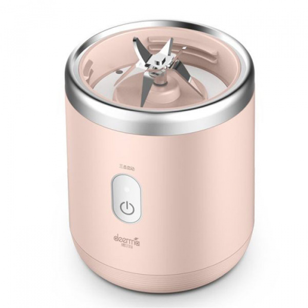 Соковыжималка-блендер Deerma Wireless Juicer (розовый)