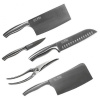 Набор кухонных стальных ножей Xiaomi Huo Hou Martial Steel Knife 5 in 1