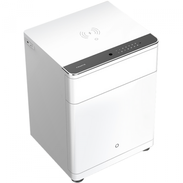 Электронный сейф со сканером отпечатка пальца Xiaomi CRMCR Smart Safe Deposit Box Two Door (белый)