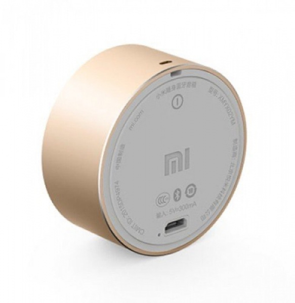 Колонка Xiaomi Mi Portable Round Box (золото)