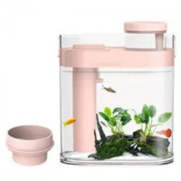 Аква-ферма Xiaomi Descriptive Geometry Amphibious Fish Tank (розовый)
