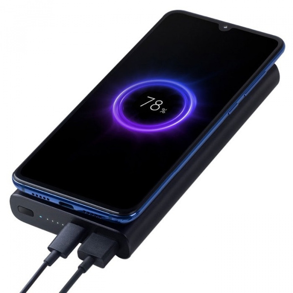 Внешний аккумулятор Xiaomi Mi Power Bank Wireless Youth Edition 10000 mAh (чёрный)