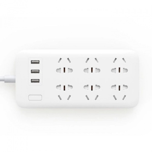 Удлинитель Xiaomi Mi Power Strip 6 розеток + 3 USB