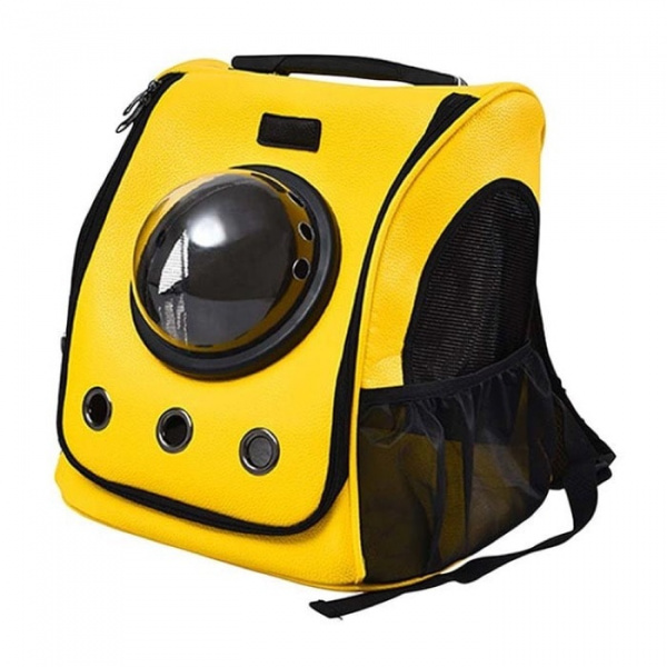Переноска-рюкзак для животных Xiaomi Small Animal Star Space Capsule Shoulder Bag (жёлтый)
