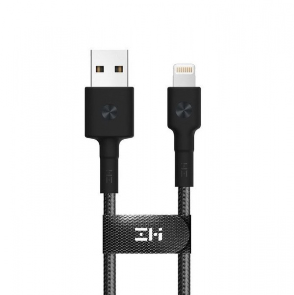 Кабель Xiaomi ZMI USB/Lightning MFi 200 sm (чёрный)
