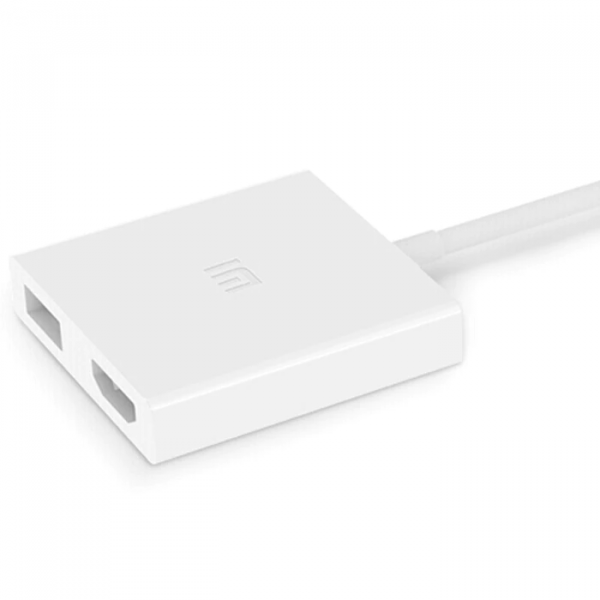 Адаптер-хаб Xiaomi Mi USB-C to HDMI+USB+USB-C (белый)