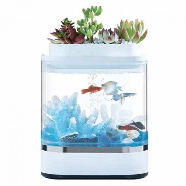 Аквариум Xiaomi Mijia Geometry Mini Lazy Fish Tank USB