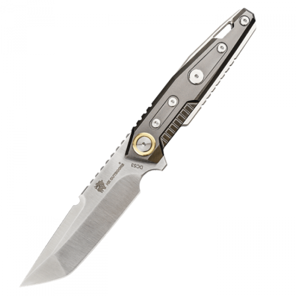 Нож Xiaomi HX OUTDOORS Heavy Armor DC53 Full Tang Camping Hunting Army Survival Tourist Knife (коричневый)