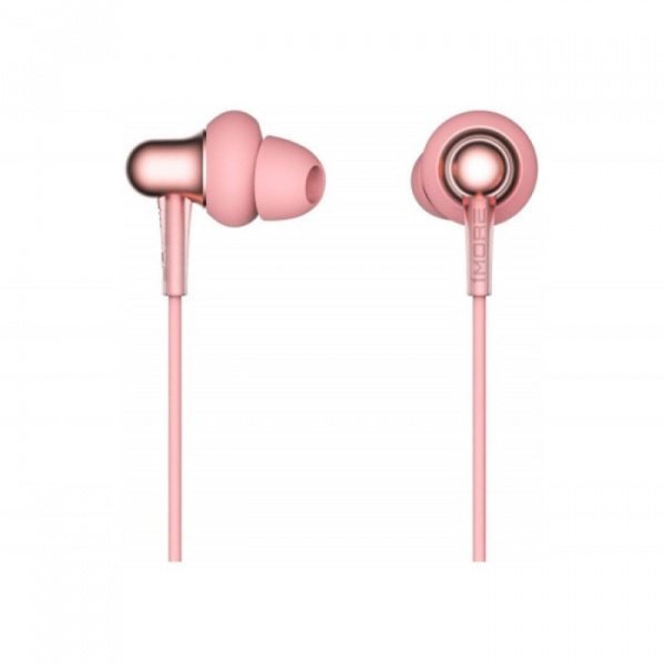 Наушники Xiaomi 1MORE Stylish Dual-Dynamic In-Ear Headphones (розовые)