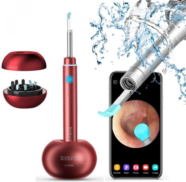 Умная ушная палочка Xiaomi Bebird Smart Visual Ear Stick M9 Pro (красная)