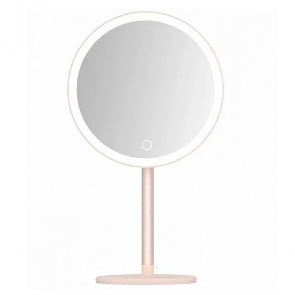 Зеркало для макияжа Xiaomi DOCO Daylight Mirror (розовое)