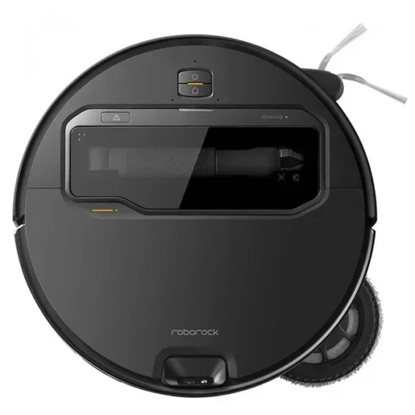 Робот-пылесос с базой самоочистки и системой наполнения и слива Roborock Saros Z70 (черный)