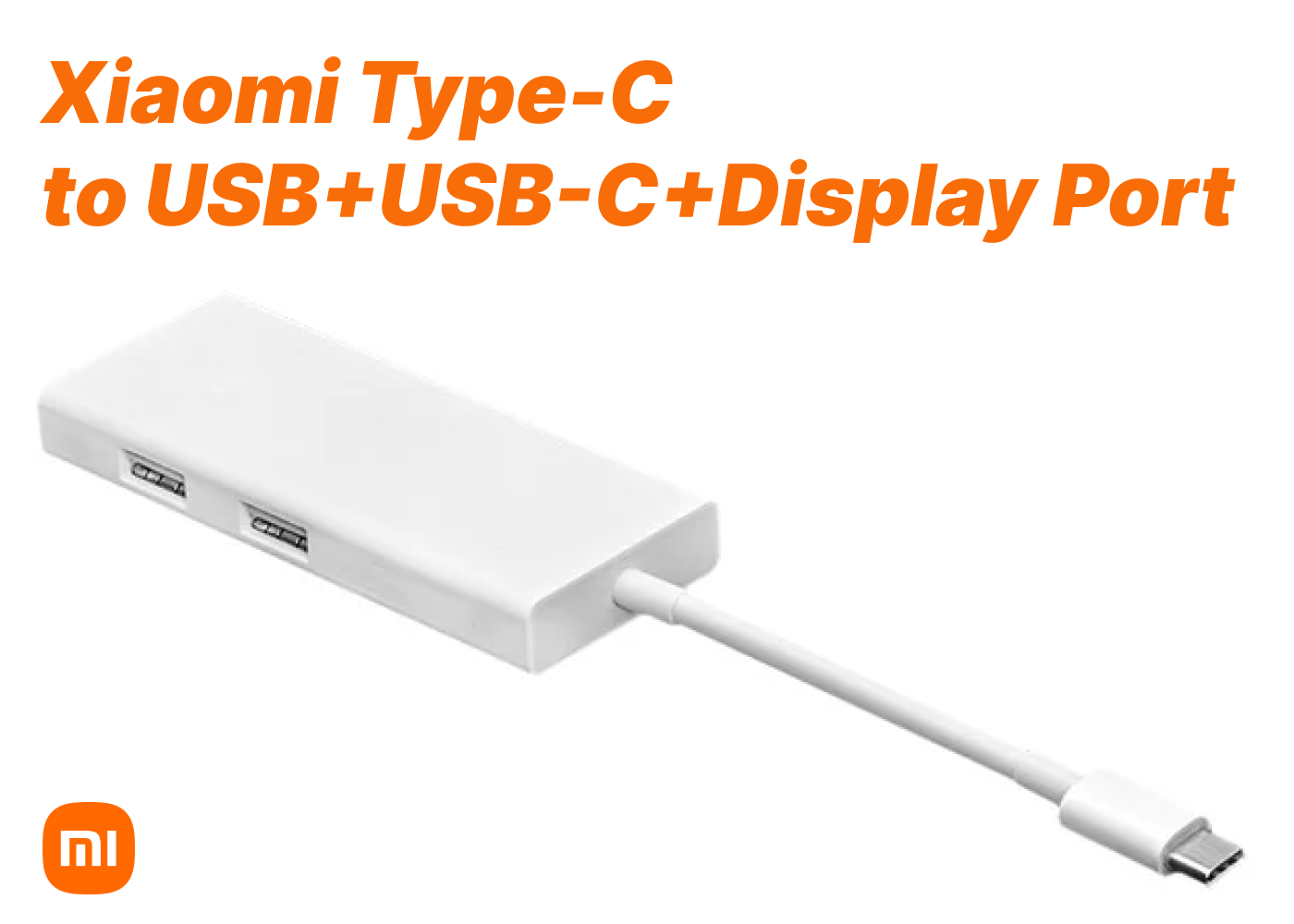 Купить адаптер Xiaomi USB-C To Mini Display Port Multi-Function Adapter