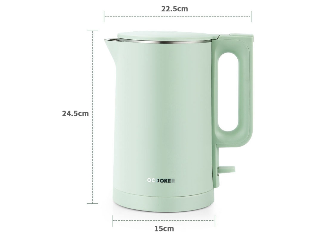чайник xiaomi qcooker electric kettle cd-dr101 размеры