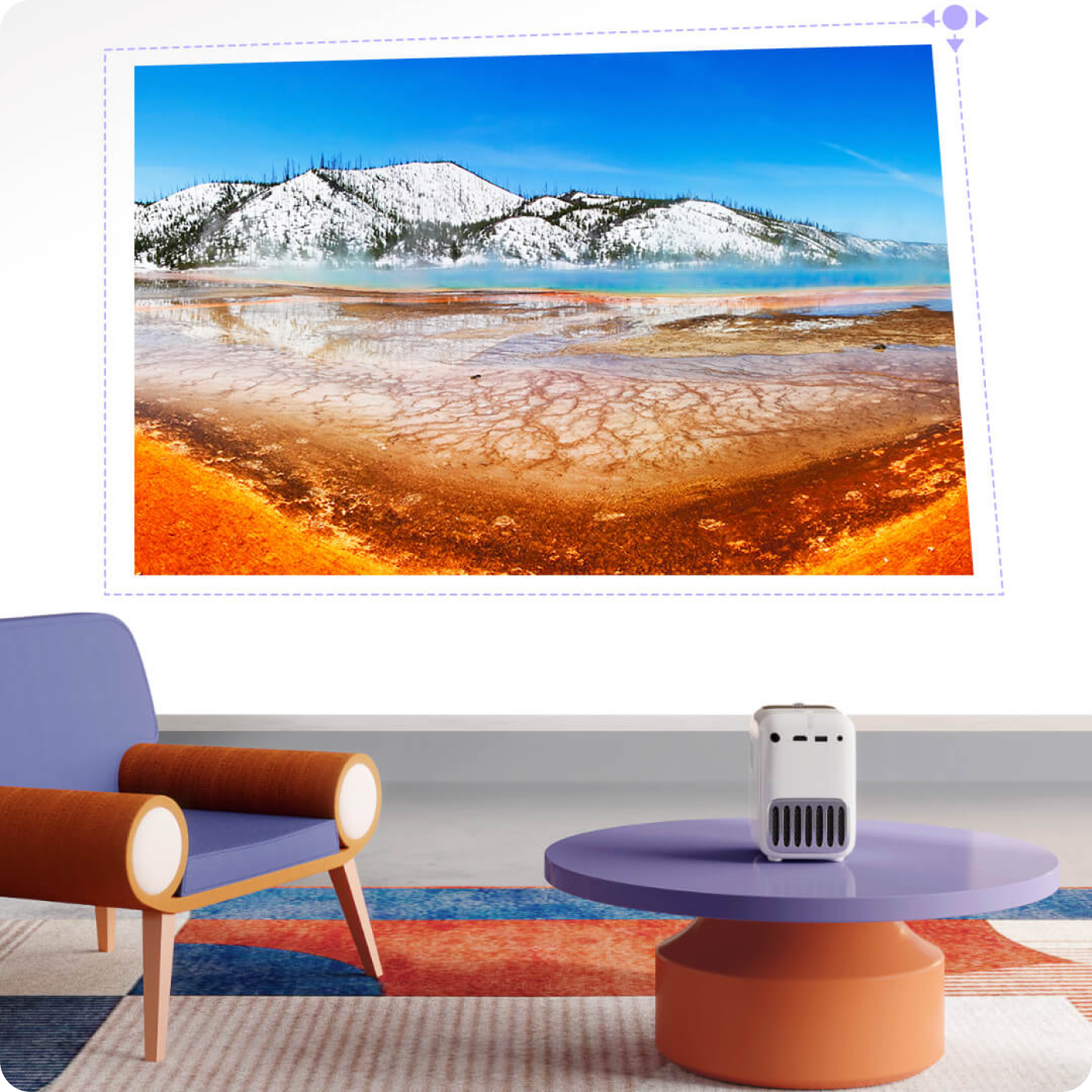 проектор xiaomi wanbo projector t2r max коррекция трапеции