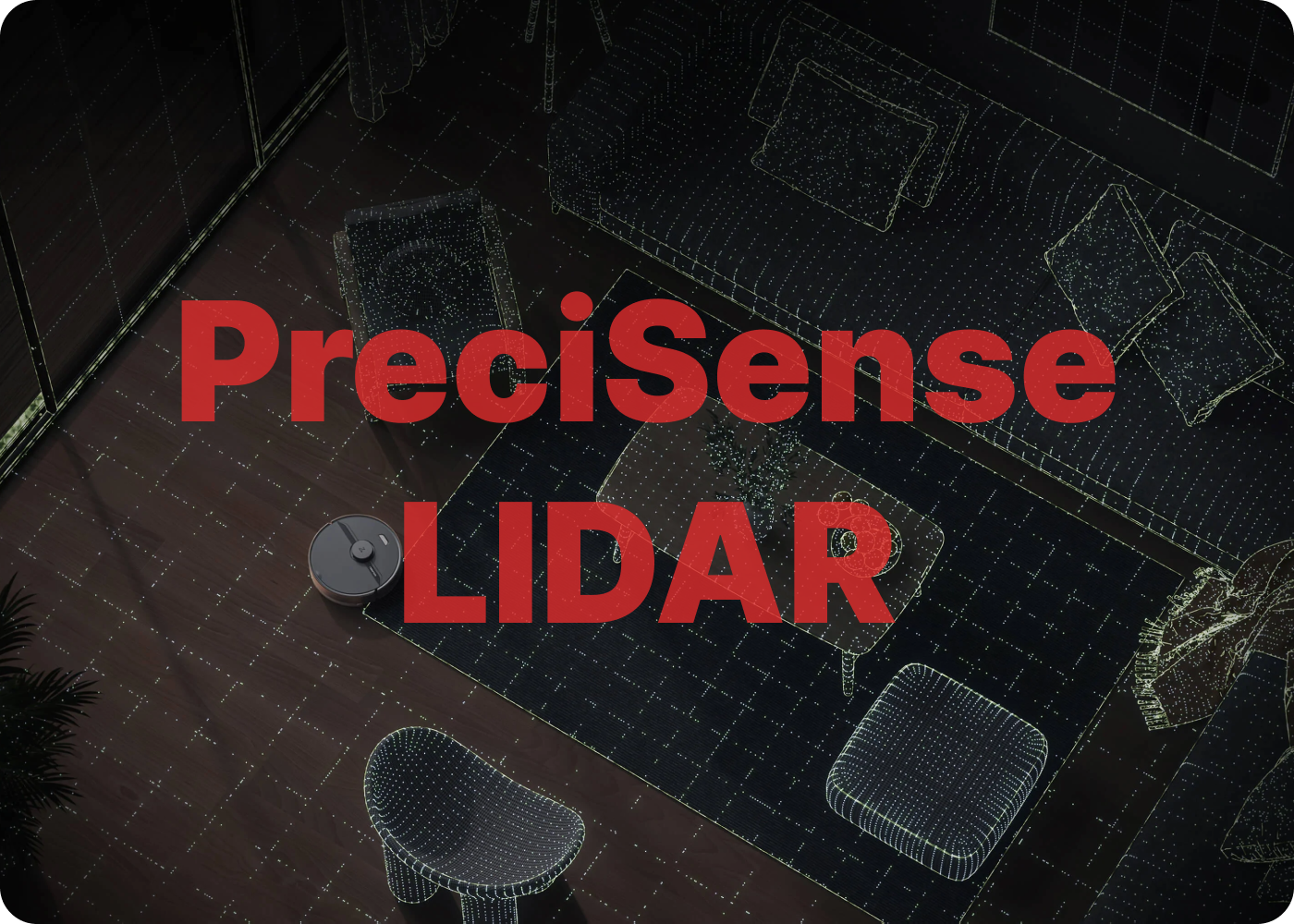 пылесос с умной навигацией PresiSense lidar
