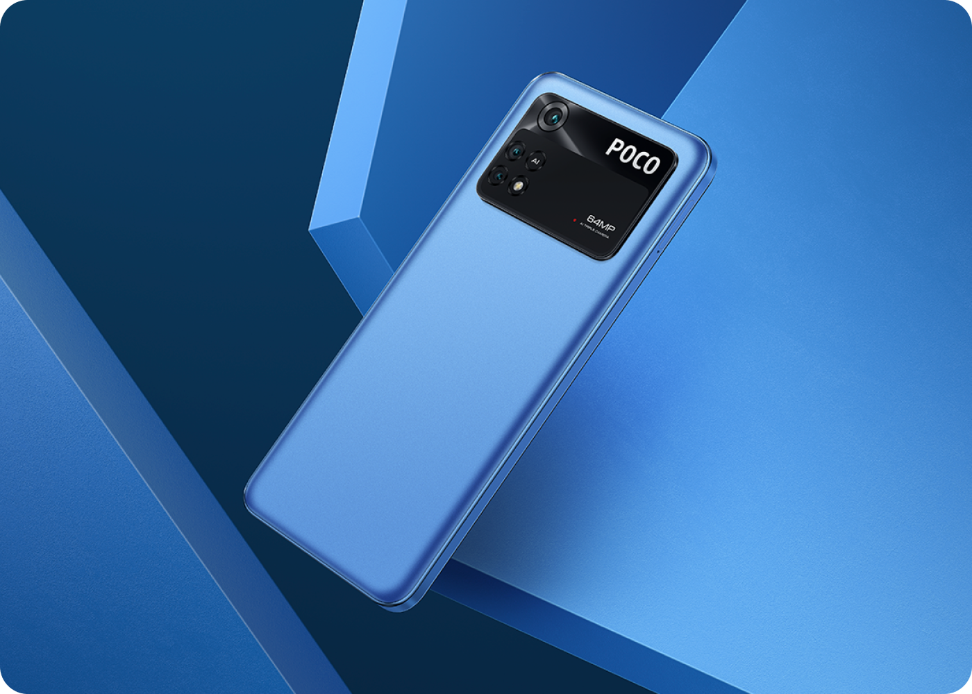 смартфон poco m4 pro синий