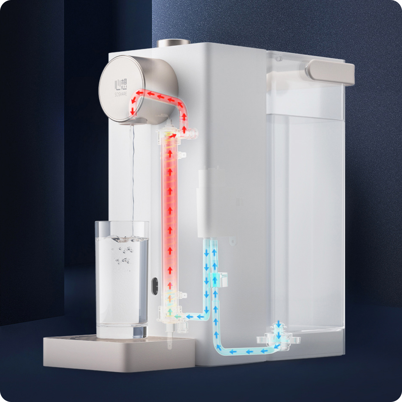 xiaomi scishare water heater s2305 принцип работы