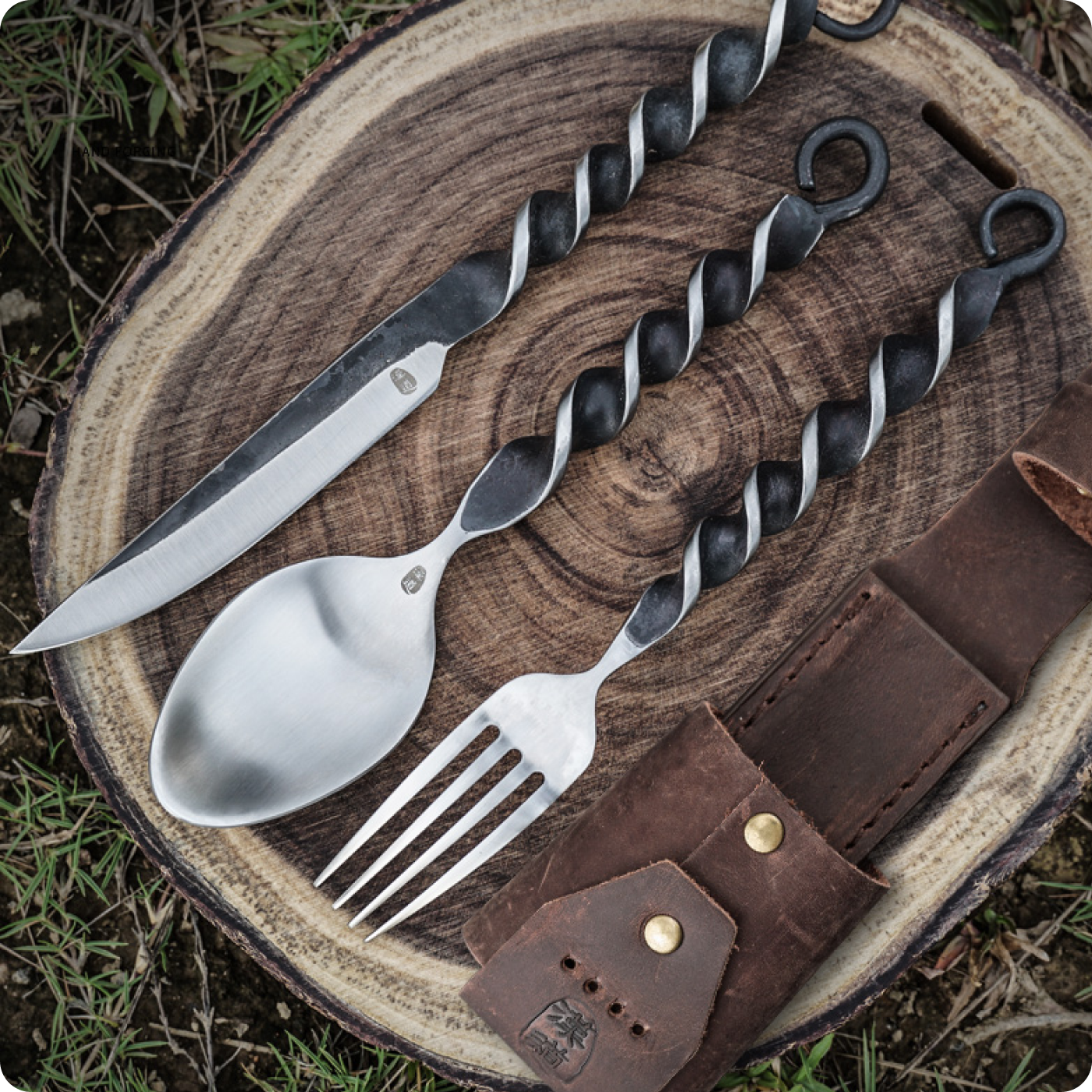 столовые приборы для походов xiaomi hx outdoors купить стальные столовые приборы xiaomi hx outdoors dinner ware sets 440c stainless steel